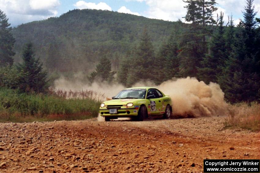 Brian Goss / Sarah Gardescu Dodge Neon on SS5, Parmachenee West.