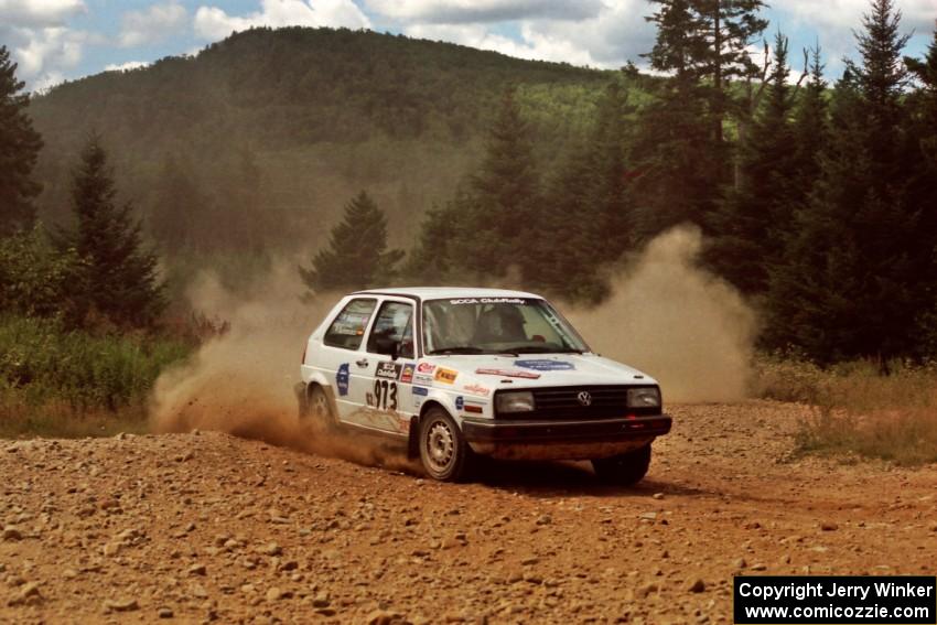 Pablo Sanfrancisco / Rob Bergstrom VW GTI on SS5, Parmachenee West.