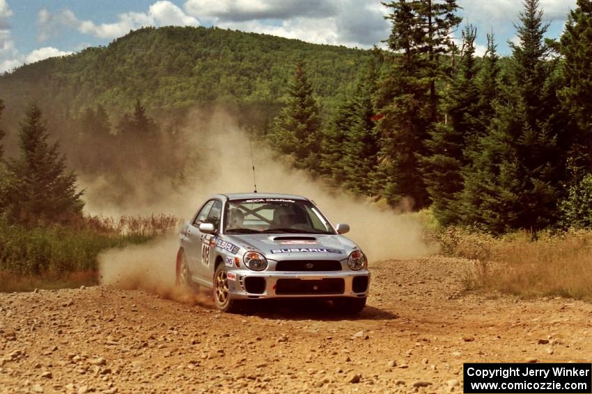 Wyeth Gubelmann / Therin Pace Subaru WRX on SS5, Parmachenee West.