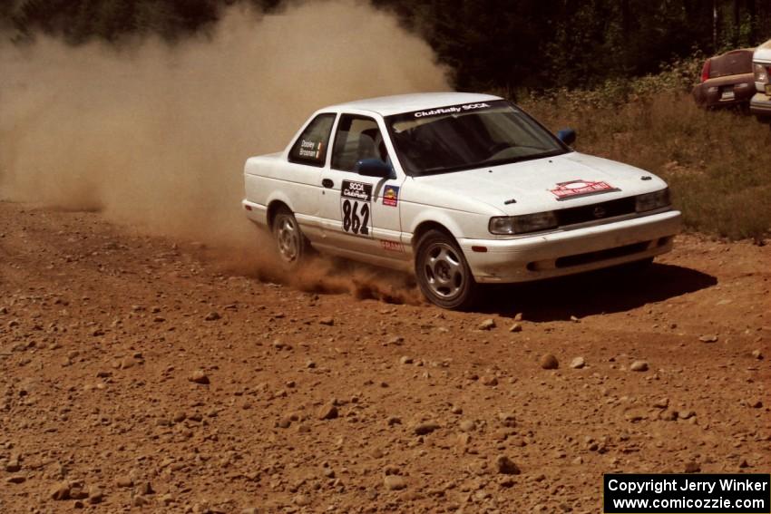 Dan Brosnan / David Dooley Nissan Sentra SE-R on SS5, Parmachenee West.