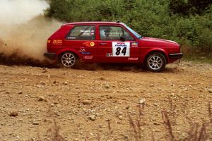 J.B. Niday / Diane Sargent VW GTI on SS6, Parmachenee East.