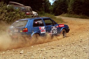 Chris Bacon / John Underhill VW GTI on SS5, Parmachenee West.