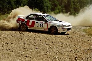 Henry Krolikowski / Cindy Krolikowski Subaru WRX STi on SS6, Parmachenee East.