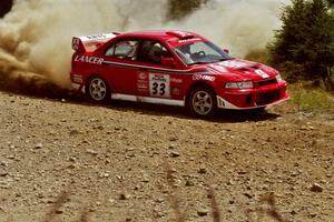 Rhys Millen / Josh Jacquot Mitsubishi Lancer Evo 6.5 on SS6, Parmachenee East.