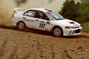 Tim Paterson / Scott Ferguson Mitsubishi Lancer Evo IV on SS6, Parmachenee East.