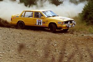 Carl Jardevall / Amity Trowbridge Volvo 740 Turbo on SS6, Parmachenee East.