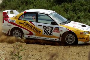 Keith Townsend / Ian McEwen Mitsubishi Lancer Evo IV on SS6, Parmachenee East.