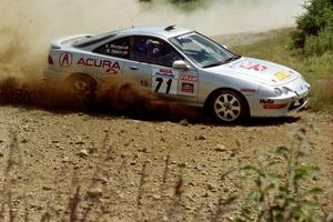 Bryan Hourt / Drew Ritchie Acura Integra GS-R on SS6, Parmachenee East.