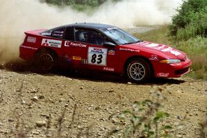 Mark Utecht / Brenda Lewis Mitsubishi Eclipse GSX on SS6, Parmachenee East.