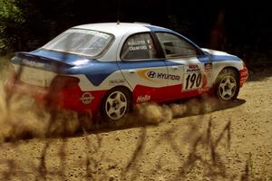 Malachy Crawford / Mark McAllister Hyundai Elantra on SS6, Parmachenee East.