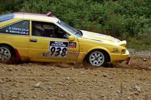 Scott Kreisler / Keith Kreisler Nissan 200SX on SS6, Parmachenee East.