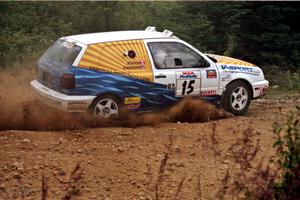 Brad Hawkins / Adrian Wintle VW GTI on SS6, Parmachenee East.