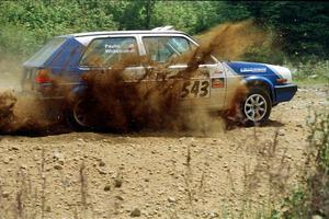 Chris Whiteman / Mike Paulin VW GTI on SS6, Parmachenee East.