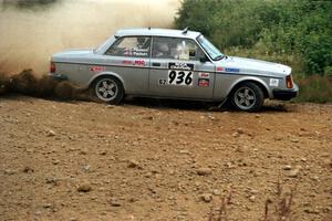 Don Paulsen / Charles Paulsen Volvo 240GT on SS6, Parmachenee East.