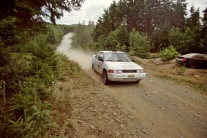 Donal Mulleady / Damien Treanor Ford Escort GT on SS6, Parmachenee East.