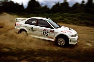 Seamus Burke / Frank Cunningham Mitsubishi Lancer Evo IV on SS7, Parmachenee Long.