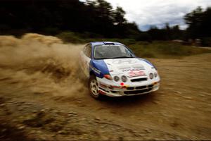 Paul Choiniere / Jeff Becker Hyundai Tiburon on SS7, Parmachenee Long.