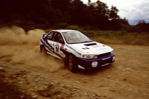 Ramana Lagemann / Russ Hughes Subaru WRX STi on SS7, Parmachenee Long.