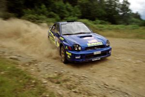 Mark Lovell / Steve Turvey Subaru WRX STi on SS7, Parmachenee Long.