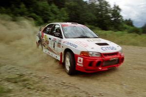 Garen Shrader / Michael Fennell Mitsubishi Lancer Evo IV on SS7, Parmachenee Long.