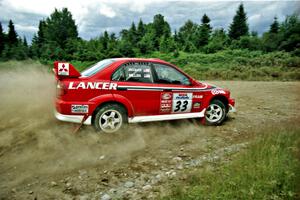 Rhys Millen / Josh Jacquot Mitsubishi Lancer Evo 6.5 on SS7, Parmachenee Long.