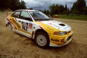 Keith Townsend / Ian McEwen Mitsubishi Lancer Evo IV on SS7, Parmachenee Long.