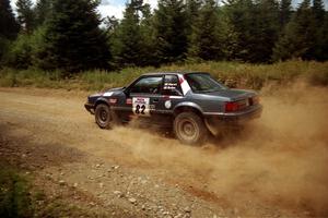 Mike Hurst / Rob Bohn Ford Mustang on SS6, Parmachenee East.