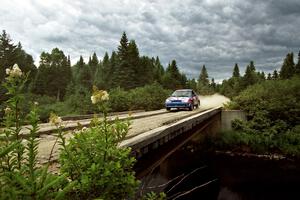 Tom Young / Jim LeBeau Dodge Neon ACR on SS7, Parmachenee Long.