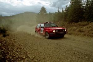 J.B. Niday / Diane Sargent VW GTI on SS7, Parmachenee Long.