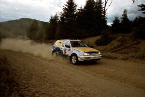 Brad Hawkins / Adrian Wintle VW GTI on SS7, Parmachenee Long.