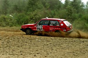 Chris Putzier / Nick Caron VW GTI on SS7, Parmachenee Long.