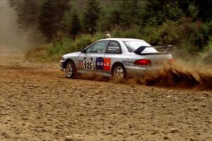 Andrew Hadjiminas / Luis Figueiredo Subaru Impreza on SS7, Parmachenee Long.