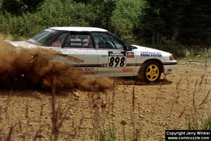 Tom Brann / Brendan Bohan Subaru Legacy on SS6, Parmachenee East.