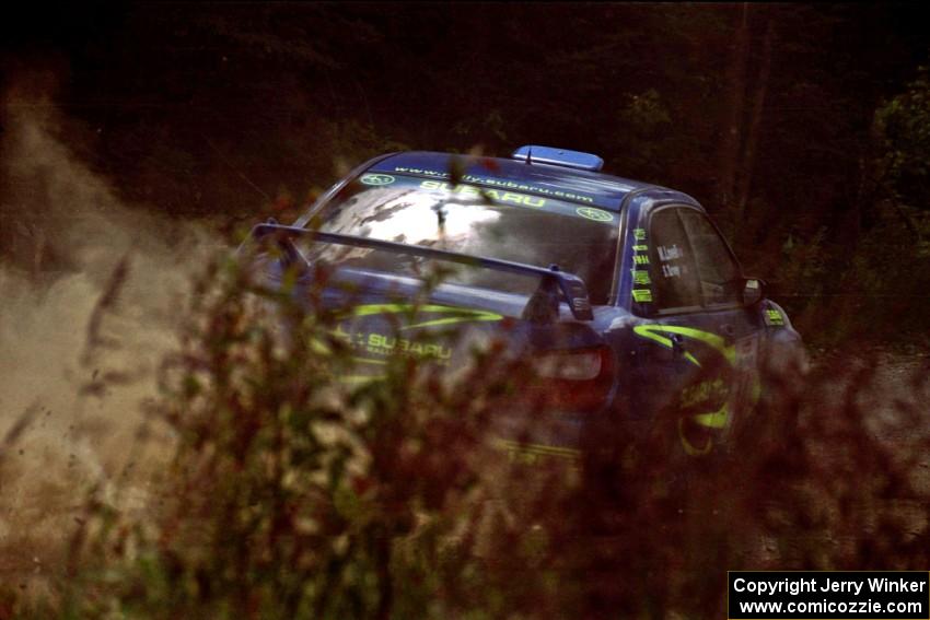 Mark Lovell / Steve Turvey Subaru WRX STi on SS6, Parmachenee East.