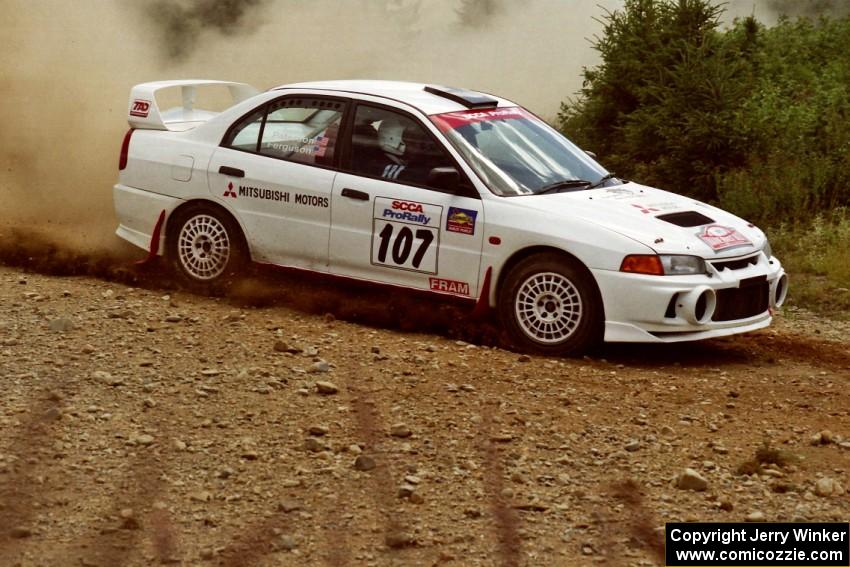 Tim Paterson / Scott Ferguson Mitsubishi Lancer Evo IV on SS6, Parmachenee East.