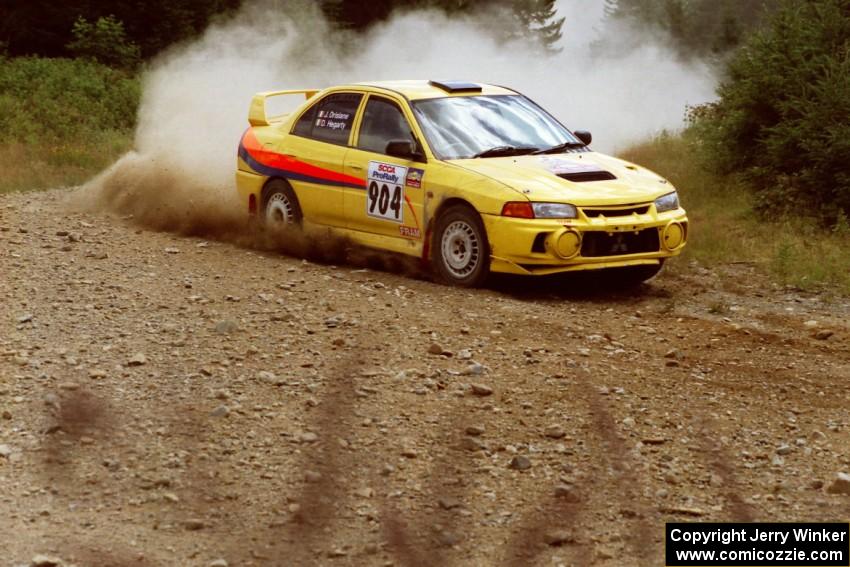 John Drislane / Declan Hegarty Mitsubishi Lancer Evo IV on SS6, Parmachenee East.