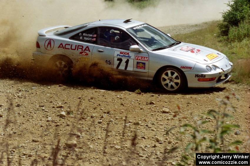 Bryan Hourt / Drew Ritchie Acura Integra GS-R on SS6, Parmachenee East.