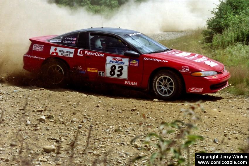 Mark Utecht / Brenda Lewis Mitsubishi Eclipse GSX on SS6, Parmachenee East.