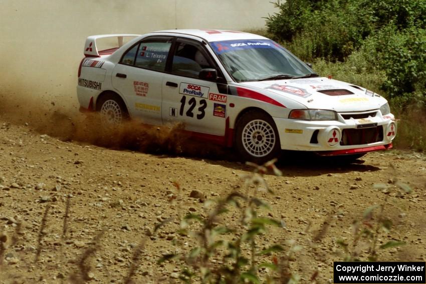 Vinnie Frontinan / Luis Teixeira Mitsubishi Lancer Evo IV on SS6, Parmachenee East.