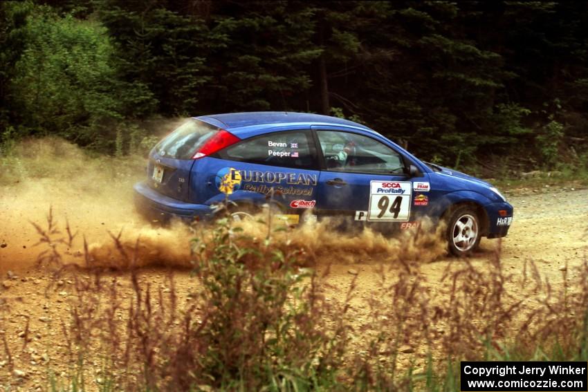 Craig Peeper / Ian Bevan Ford Focus on SS6, Parmachenee East.