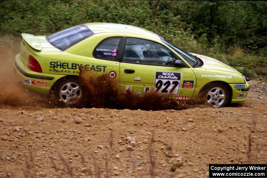 Brian Goss / Sarah Gardescu Dodge Neon on SS6, Parmachenee East.