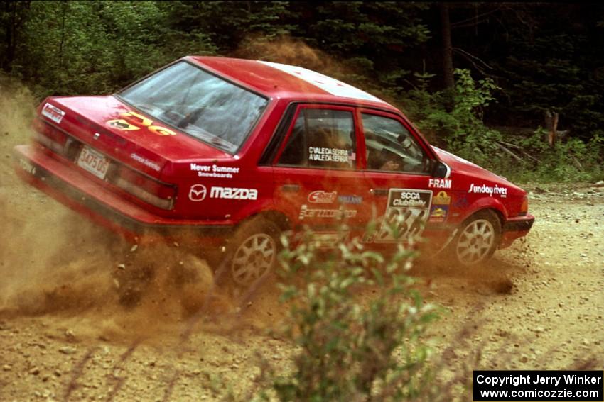 Adam Vale da Serra / Christine Vale da Serra Mazda 323 GT on SS6, Parmachenee East.