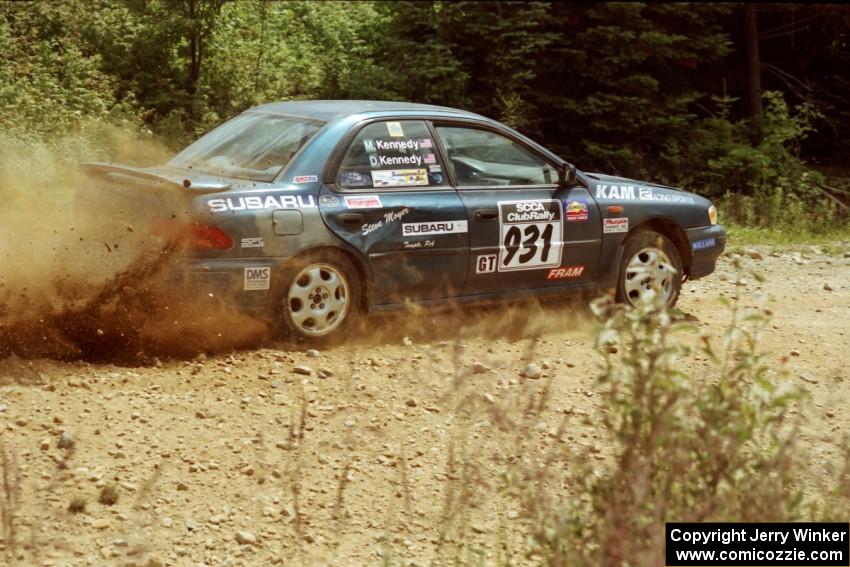 Don Kennedy / Matt Kennedy Subaru Impreza on SS6, Parmachenee East.