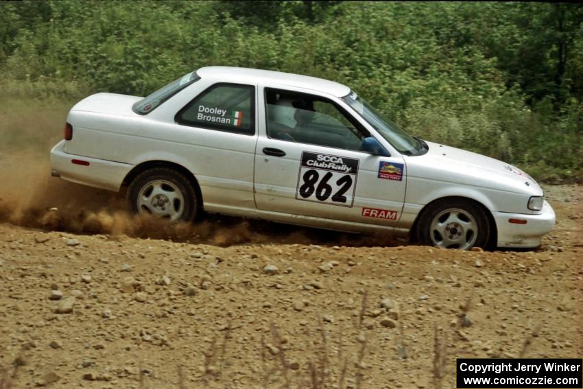 Dan Brosnan / David Dooley Nissan Sentra SE-R on SS6, Parmachenee East.
