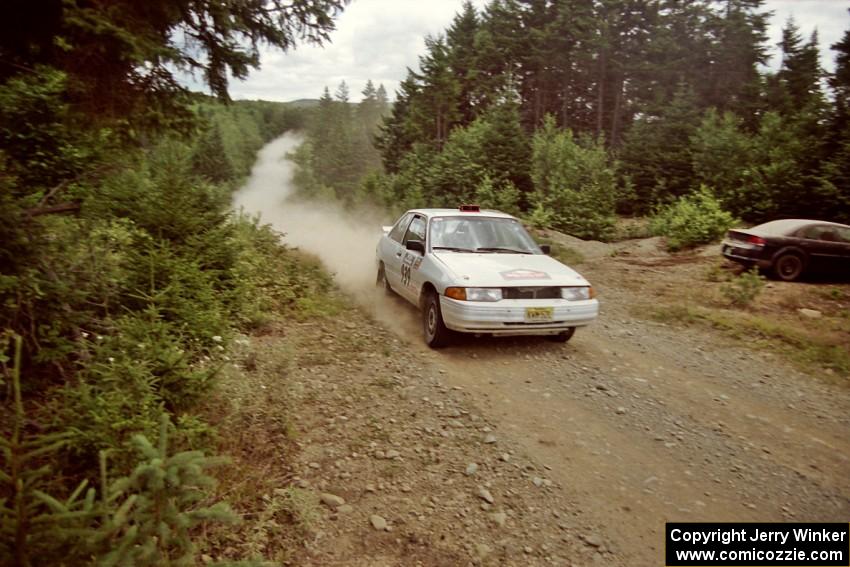 Donal Mulleady / Damien Treanor Ford Escort GT on SS6, Parmachenee East.