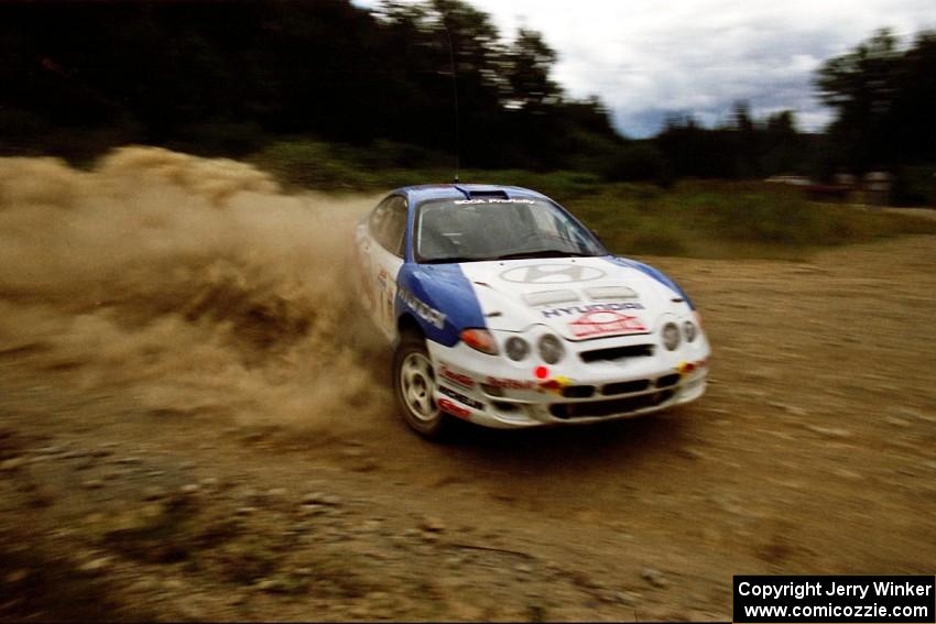 Paul Choiniere / Jeff Becker Hyundai Tiburon on SS7, Parmachenee Long.