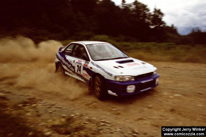 Ramana Lagemann / Russ Hughes Subaru WRX STi on SS7, Parmachenee Long.