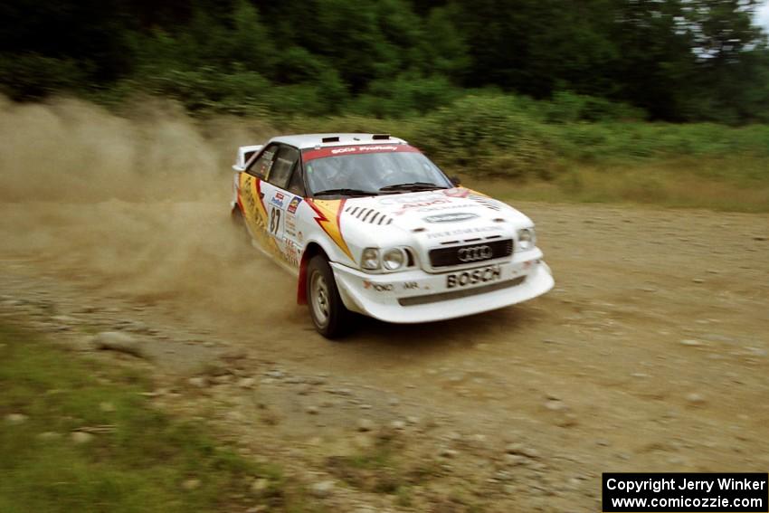 Frank Sprongl / Dan Sprongl Audi S2 Quattro on SS7, Parmachenee Long.