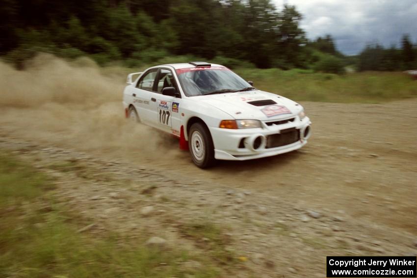 Tim Paterson / Scott Ferguson Mitsubishi Lancer Evo IV on SS7, Parmachenee Long.