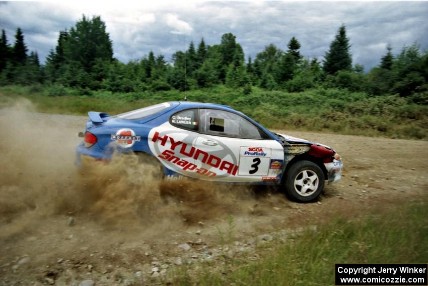 Noel Lawler / Charles Bradley Hyundai Tiburon on SS7, Parmachenee Long.